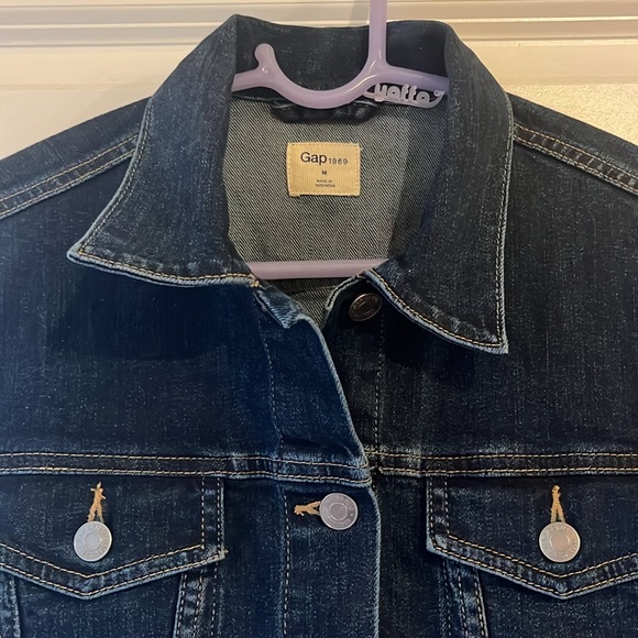 GAP stretch Icon jean denim jacket Medium ✨ NEW WITH TAGS! ✨ - Picture 2 of 4